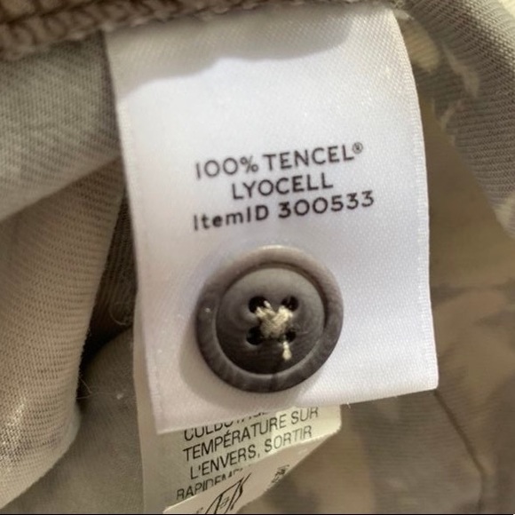 L.L Bean Signature Short Sleeve Floral Utility Waist Tie Dress Size 2 - Picture 11 of 11